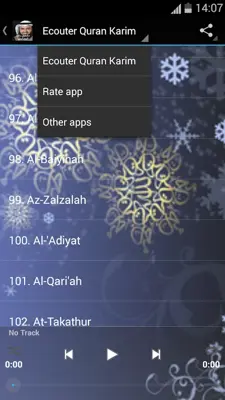 Quran Karim-Mishary Alafasy android App screenshot 1