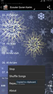 Quran Karim-Mishary Alafasy android App screenshot 2